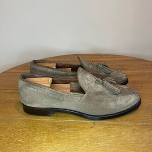 Sid Mashburn Italian Tassel Loafer - Cigar Suede - 10.5